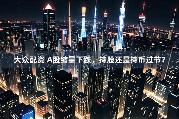 大众配资 A股缩量下跌，持股还是持币过节？