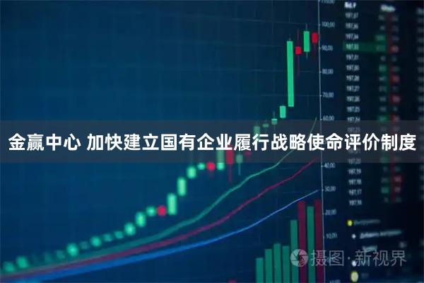 金赢中心 加快建立国有企业履行战略使命评价制度